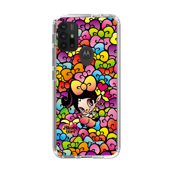 スリムプロテクションケース［ アクビガール - リボン ］
