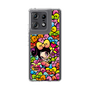 スリムプロテクションケース［ アクビガール - リボン ］