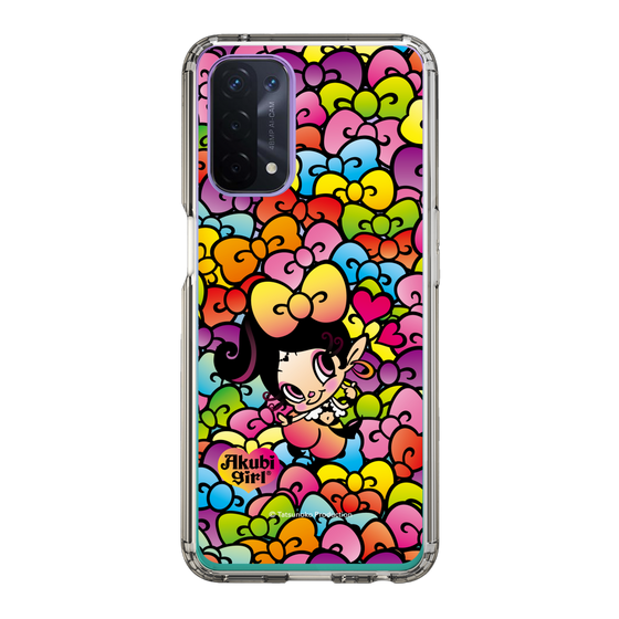 スリムプロテクションケース［ アクビガール - リボン ］