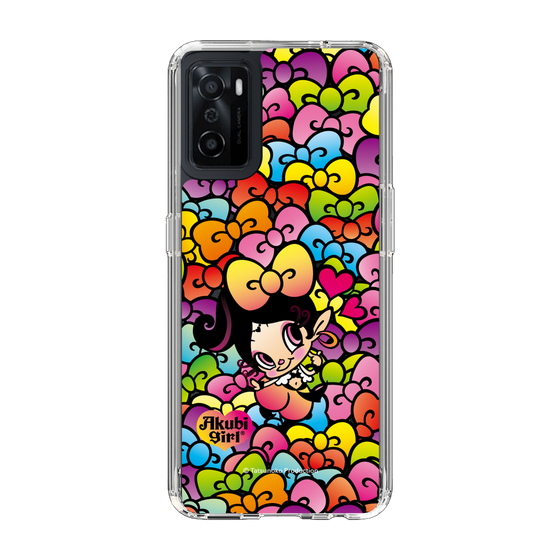 スリムプロテクションケース［ アクビガール - リボン ］