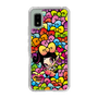 スリムプロテクションケース［ アクビガール - リボン ］