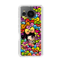 スリムプロテクションケース［ アクビガール - リボン ］