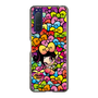スリムプロテクションケース［ アクビガール - リボン ］