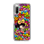 スリムプロテクションケース［ アクビガール - リボン ］