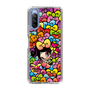 スリムプロテクションケース［ アクビガール - リボン ］