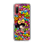 スリムプロテクションケース［ アクビガール - リボン ］