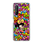 スリムプロテクションケース［ アクビガール - リボン ］