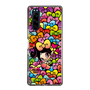 スリムプロテクションケース［ アクビガール - リボン ］
