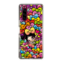 スリムプロテクションケース［ アクビガール - リボン ］