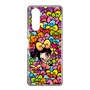 スリムプロテクションケース［ アクビガール - リボン ］