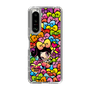 スリムプロテクションケース［ アクビガール - リボン ］