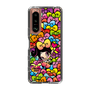 スリムプロテクションケース［ アクビガール - リボン ］
