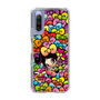 スリムプロテクションケース［ アクビガール - リボン ］