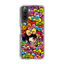 スリムプロテクションケース［ アクビガール - リボン ］