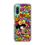 スリムプロテクションケース［ アクビガール - リボン ］
