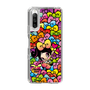 スリムプロテクションケース［ アクビガール - リボン ］
