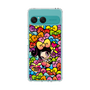 スリムプロテクションケース［ アクビガール - リボン ］