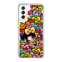 スリムプロテクションケース［ アクビガール - リボン ］