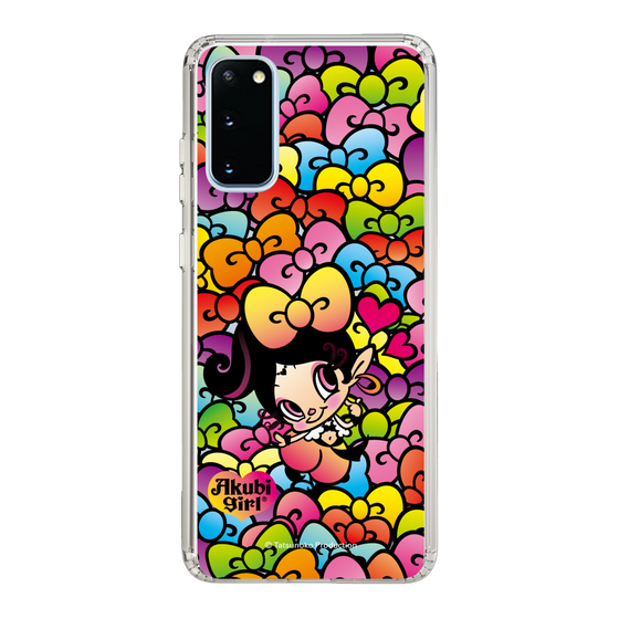 スリムプロテクションケース［ アクビガール - リボン ］
