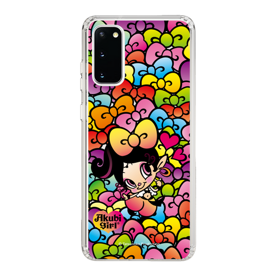 スリムプロテクションケース［ アクビガール - リボン ］