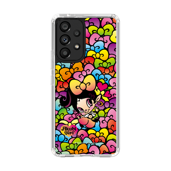 スリムプロテクションケース［ アクビガール - リボン ］