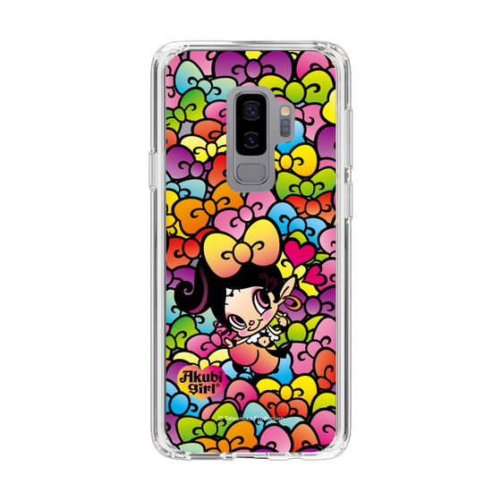 スリムプロテクションケース［ アクビガール - リボン ］