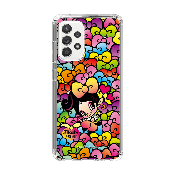 スリムプロテクションケース［ アクビガール - リボン ］