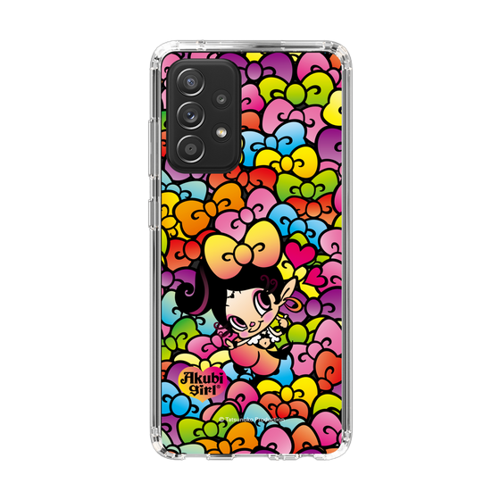スリムプロテクションケース［ アクビガール - リボン ］