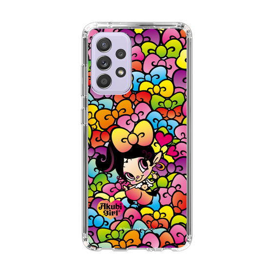 スリムプロテクションケース［ アクビガール - リボン ］