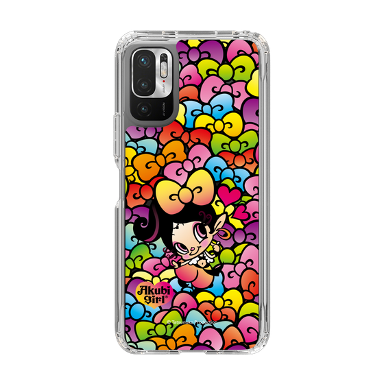 スリムプロテクションケース［ アクビガール - リボン ］