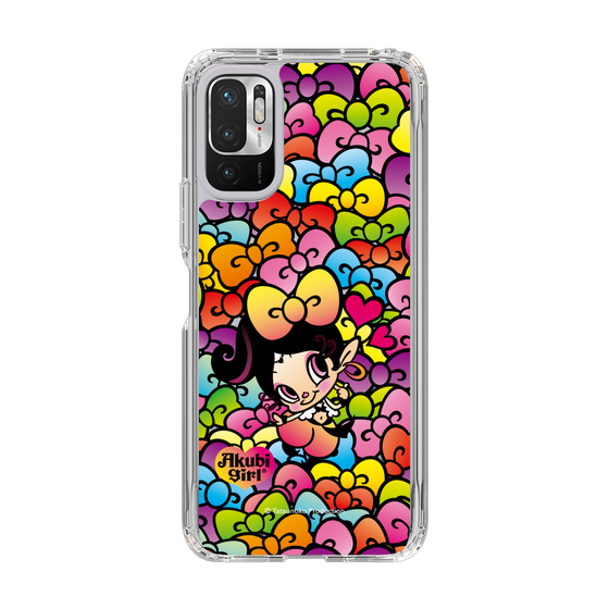 スリムプロテクションケース［ アクビガール - リボン ］