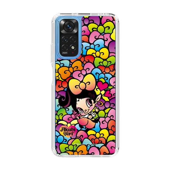 スリムプロテクションケース［ アクビガール - リボン ］