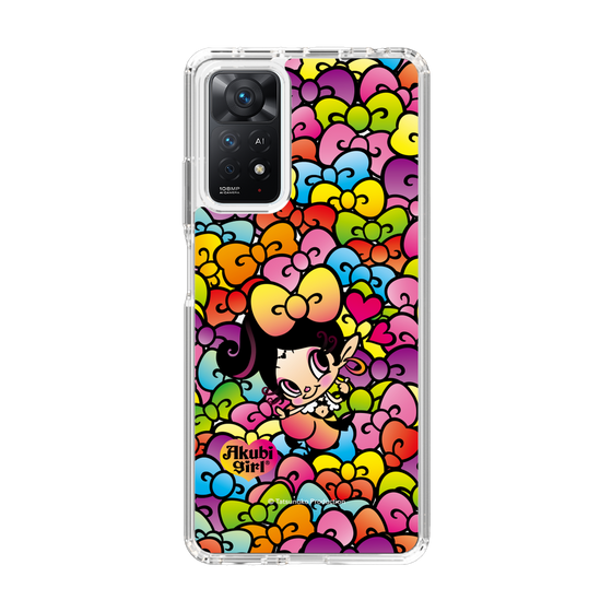 スリムプロテクションケース［ アクビガール - リボン ］
