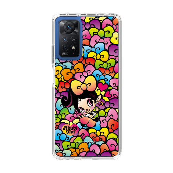 スリムプロテクションケース［ アクビガール - リボン ］