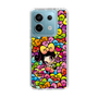 スリムプロテクションケース［ アクビガール - リボン ］