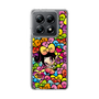 スリムプロテクションケース［ アクビガール - リボン ］
