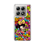 スリムプロテクションケース［ アクビガール - リボン ］