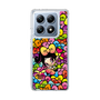 スリムプロテクションケース［ アクビガール - リボン ］