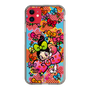 スリムプロテクションケース［ アクビガール - フラワーリボン ］