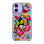 スリムプロテクションケース［ アクビガール - フラワーリボン ］