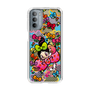 スリムプロテクションケース［ アクビガール - フラワーリボン ］