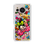 スリムプロテクションケース［ アクビガール - フラワーリボン ］