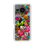 スリムプロテクションケース［ アクビガール - フラワーリボン ］