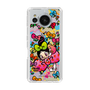 スリムプロテクションケース［ アクビガール - フラワーリボン ］