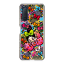 スリムプロテクションケース［ アクビガール - フラワーリボン ］