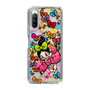 スリムプロテクションケース［ アクビガール - フラワーリボン ］