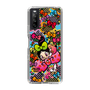 スリムプロテクションケース［ アクビガール - フラワーリボン ］