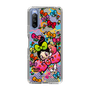 スリムプロテクションケース［ アクビガール - フラワーリボン ］