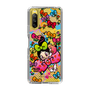 スリムプロテクションケース［ アクビガール - フラワーリボン ］