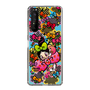 スリムプロテクションケース［ アクビガール - フラワーリボン ］